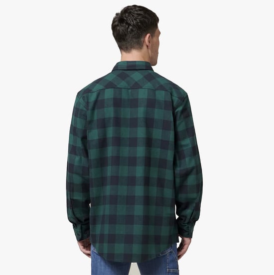 Hard Yakka LANGES MOUWEN KARIJK FLANEL Heren Overhemden Groen - Image 3