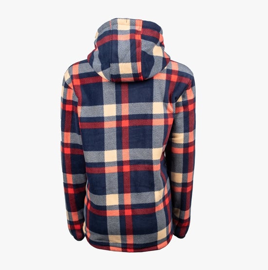 Hard Yakka CHECK ZOODIE Dames Sweatshirt Blauw - Image 3