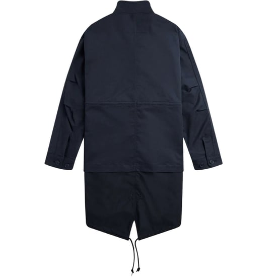 Fred Perry dubbellaags gearceerd marineblauw jack - Image 2