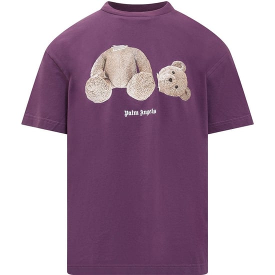 Palm Angels Kill The Bear-logo paars T-shirt - Image 1