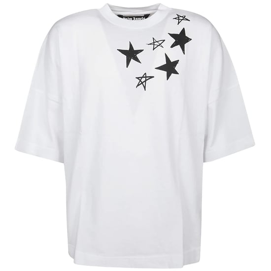 Palm Angels vallende sterren overlogo oversized wit T-shirt - Image 1