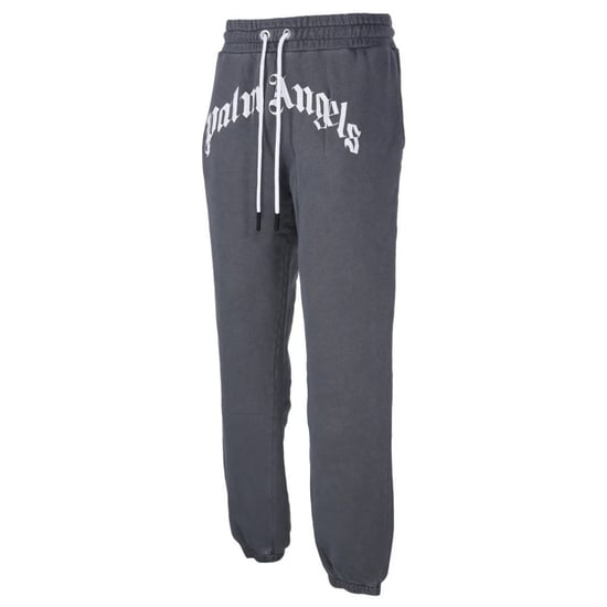 Palm Angels GD gebogen logo gewassen zwarte joggingbroek - Image 3