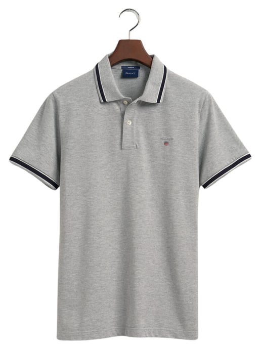 Gant heren poloshirt met kantelende piqué - Image 5