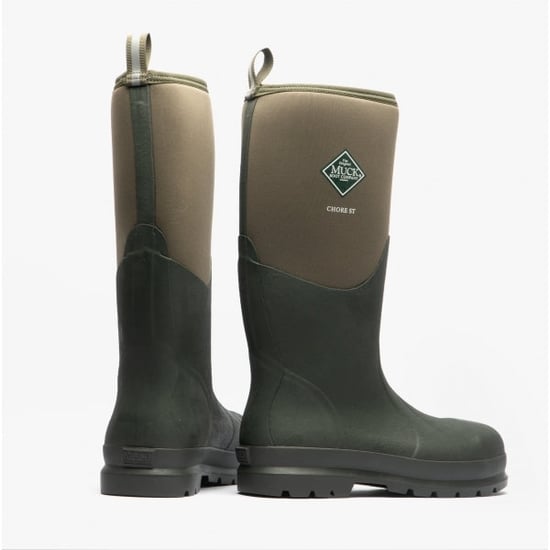 Muck Boots Chore Classic Hi Steel Cap Neopreen Mosgroene Regenlaarzen - Image 3