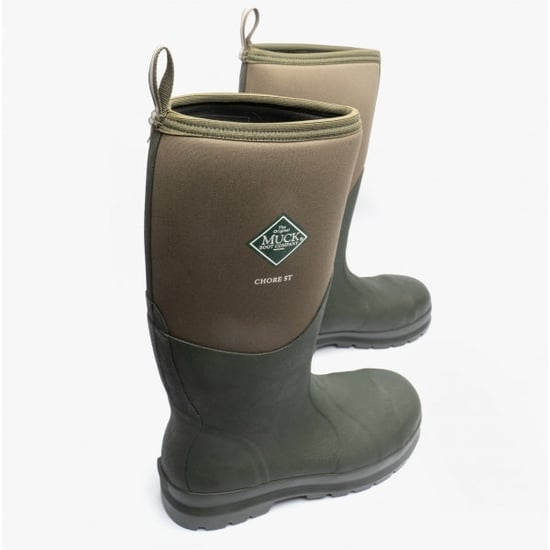 Muck Boots Chore Classic Hi Steel Cap Neopreen Mosgroene Regenlaarzen - Image 6