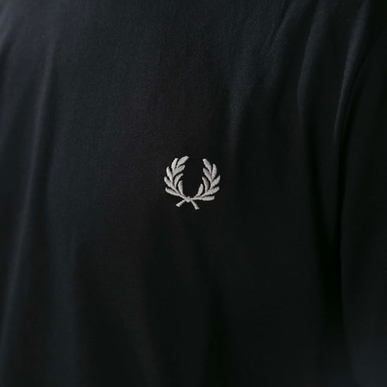 Fred Perry Twin Getipt Zwart T-Shirt - Image 5