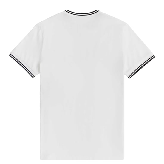 Fred Perry Basis Wit T-Shirt - Image 2