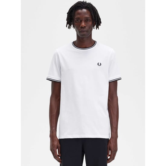 Fred Perry Basis Wit T-Shirt - Image 3