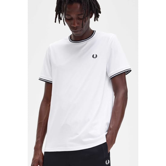 Fred Perry Basis Wit T-Shirt - Image 4