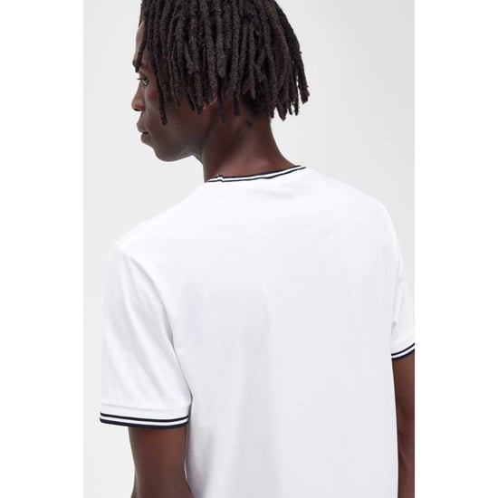 Fred Perry Basis Wit T-Shirt - Image 5