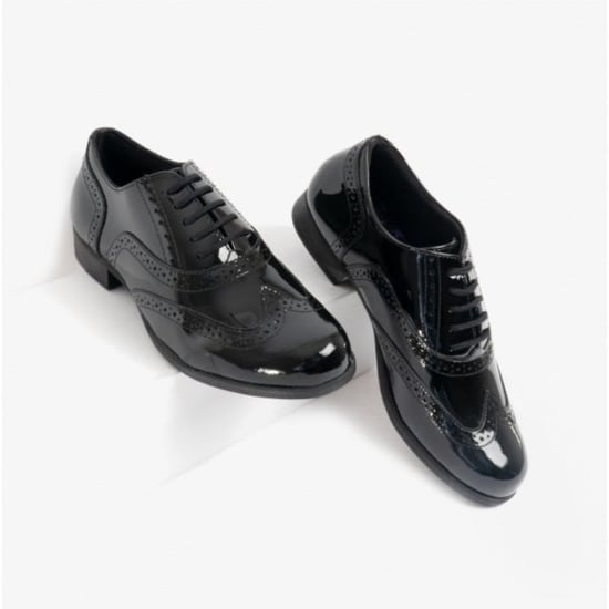 KADA Meisjes School schoenen Zwart Lak - Image 4