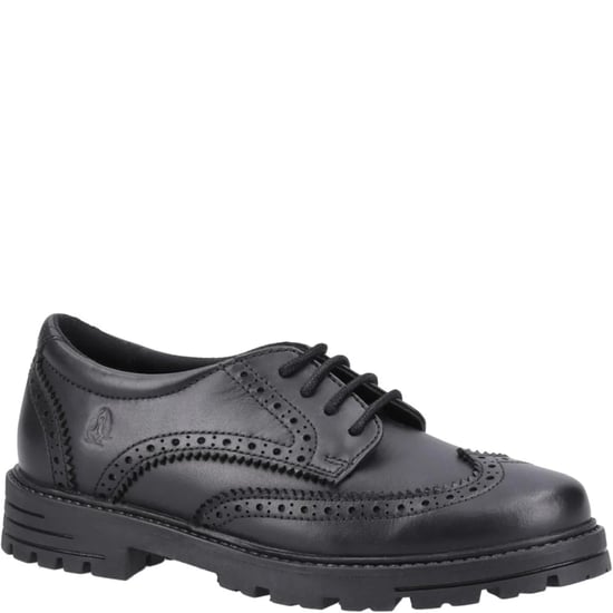 MAXINE Meisjes Leren School schoenen Zwart - Image 3