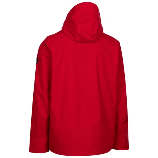 Trespass Heren Montgomery DLX Waterdichte Jas (Rood) - Image 2