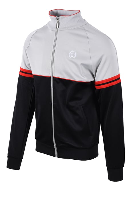 Sergio Tacchini Orion Trainingsjack Grijs/Zwart/Rood - Image 2