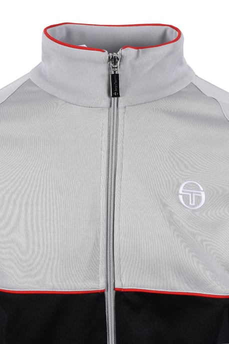 Sergio Tacchini Orion Trainingsjack Grijs/Zwart/Rood - Image 3