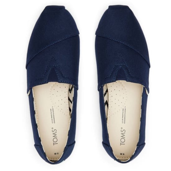 TOMS Alpargata 100% Katoen Dames Espadrilles Navy - Image 4