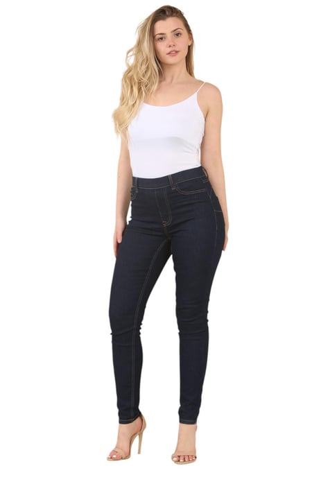 Nieuwe Look Dames Emilee Jeggings in Indigo - Image 6