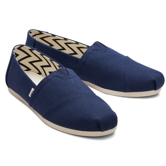 TOMS Alpargata 100% Katoen Dames Espadrilles Navy - Image 1