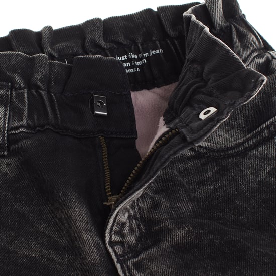 Fleece gevoerde mom jeans 756139 meisjes - Image 2