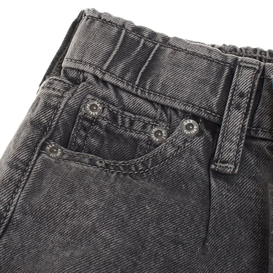 Hochsitzende Barrel-Jeans 725860 Mädchen - Image 3