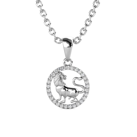 Leo Zodiac-hangers - Zilver en kristal - Image 1