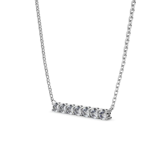 Myriad Birthe Stone-hangers - Zilver en kristal - Image 3