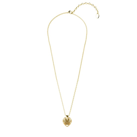 Kristallen Hart Hangers - Goud en Amber - Image 4