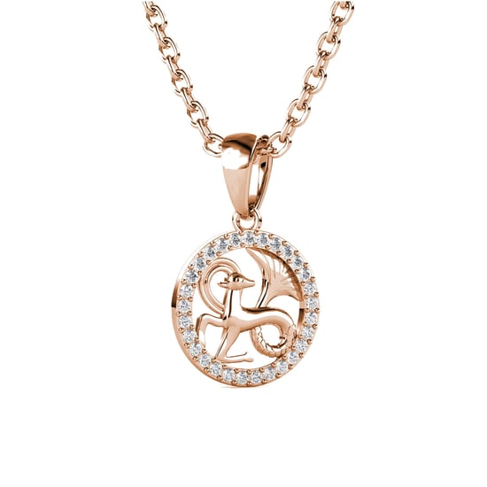 Steenbok Zodiac Hangers - Roségoud en Kristal - Image 3