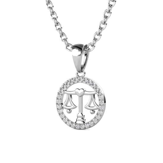 Weegschaal Zodiac Hangers - Zilver en Kristal - Image 3