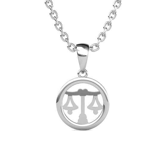 Weegschaal Zodiac Hangers - Zilver en Kristal - Image 4