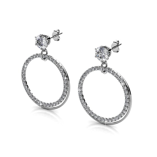 Ariel oorbellen - zilver en kristal - Image 3
