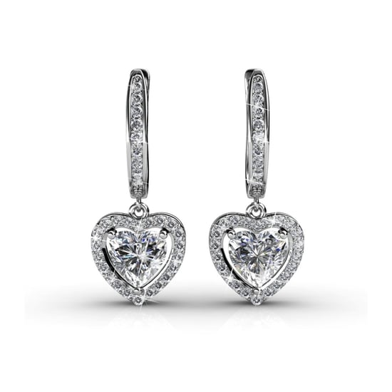 Only Love Oorbellen - Zilver en Kristal - Image 1