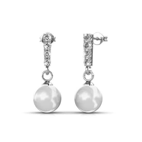Mercury oorbellen - zilver en kristal - Image 1