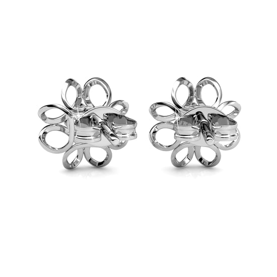 Narcissen oorbellen - Zilver en kristal - Image 4