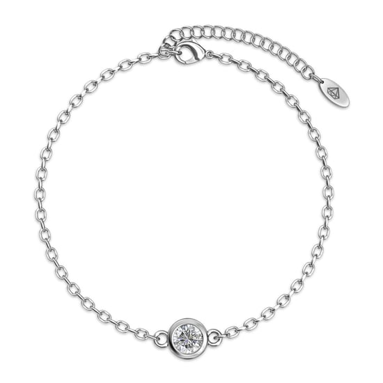 Geboortesteen armbanden - Zilver, kristal en paars - Image 2