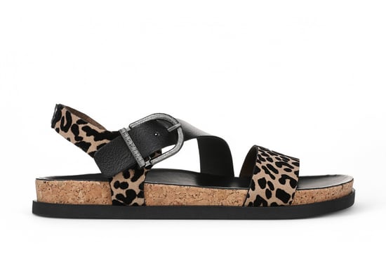 Blowfish Malibu Dames Luipaard Bruine Voetbed Sandalen - Lance - Image 1