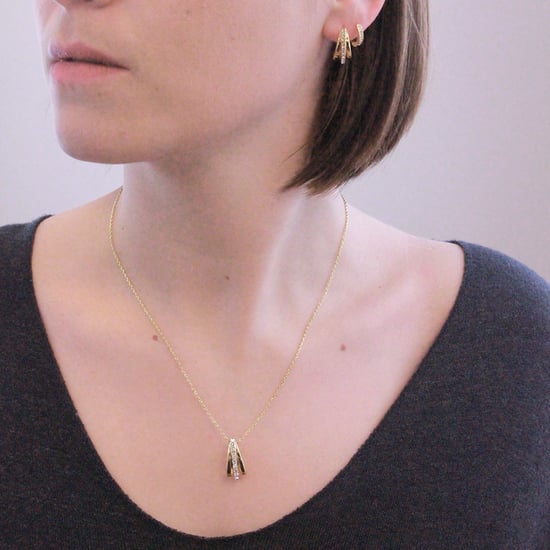 Aurielle Hoop Sets - Goud en Kristal - Image 1