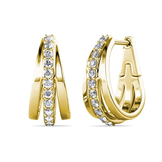 Aurielle Hoop Sets - Goud en Kristal - Image 2