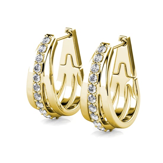 Aurielle Hoop Sets - Goud en Kristal - Image 5