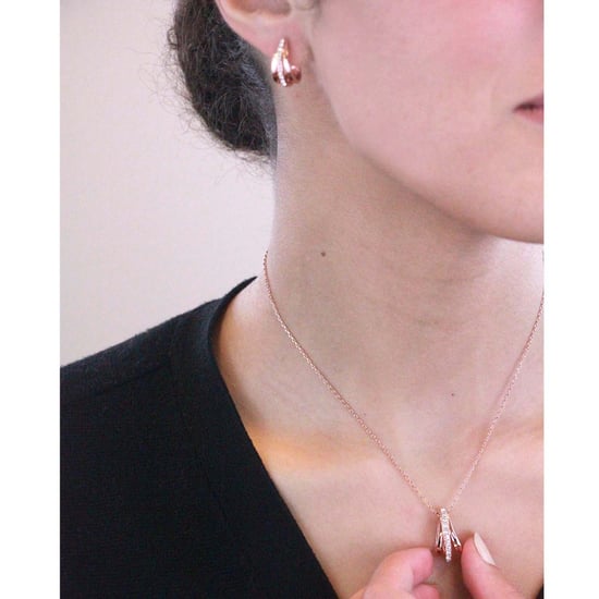 Aurielle Hoop Sets - Roségoud en Kristal - Image 2