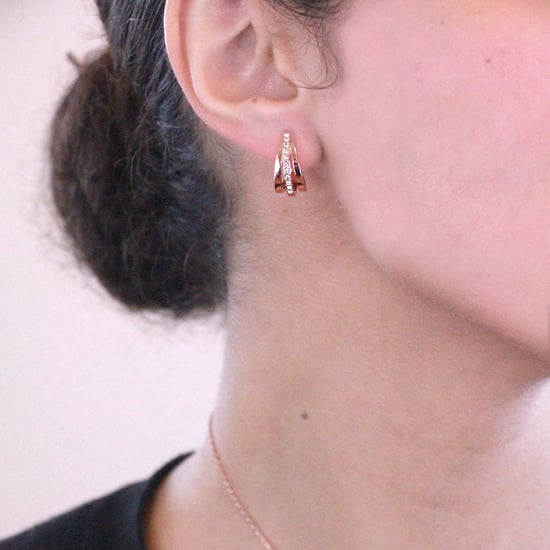 Aurielle Hoop Sets - Roségoud en Kristal - Image 4