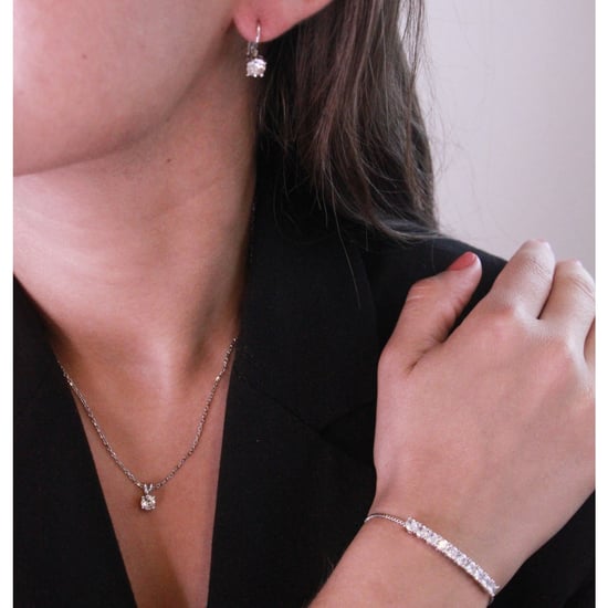 Mia Ronde Vernice Sets - Zilver en Kristal - Image 2