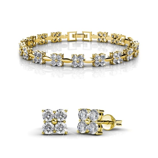 Sweet Square Sets - Goud en Kristal - Image 1