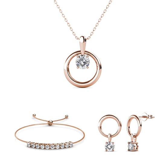 Mia Octavia Sets - Roségoud en Kristal - Image 1