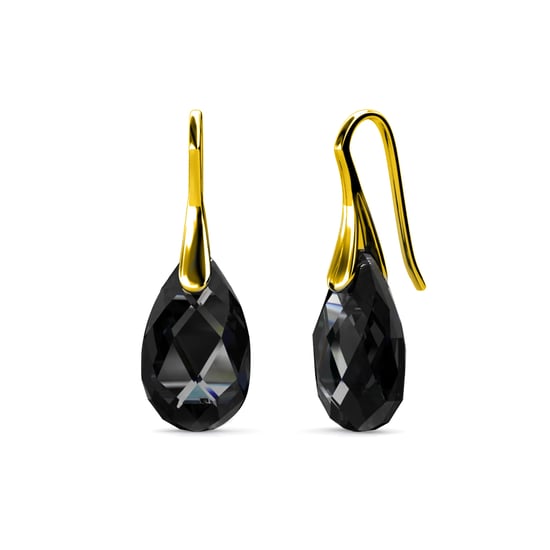 Teardrop haaksets - Goud en zwart - Image 2