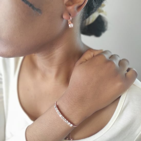 Ronde Crystal Mia-sets - Roségoud en kristal - Image 2