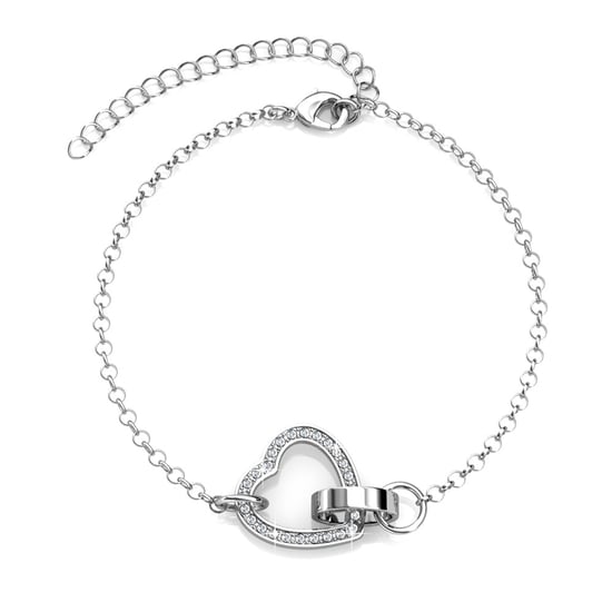 Locked Heart Lovett Twee sets - Zilver en kristal - Image 2