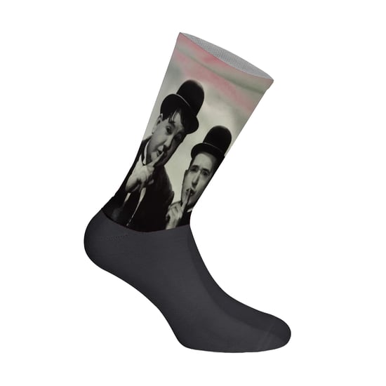 Lange uniseks sokken met elastische print - Image 3