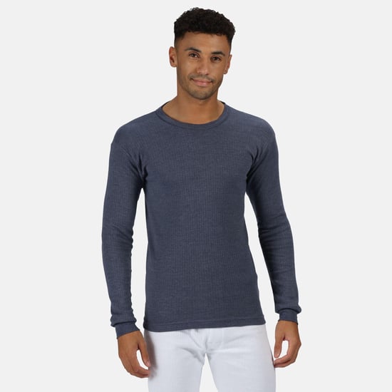 Regatta Thermisch Ondergoed Lange Mouw Vest / Top (Denim Blauw) - Image 2