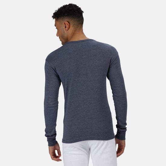 Regatta Thermisch Ondergoed Lange Mouw Vest / Top (Denim Blauw) - Image 3